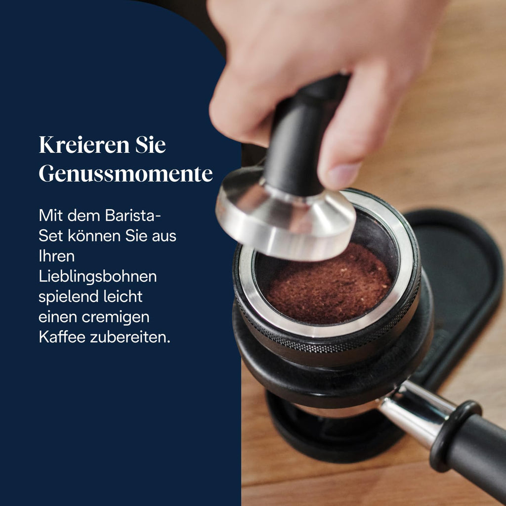 De'Longhi Siebträgermaschine La Specialista Arte EC9155.MB, Espressomaschine mit Mahlwerk, 8 Mahlgrade, 15 Bar, 3 Temperaturen, Milchschaumdüse, 1550W, 1,7L Tank, Edelstahl/Schwarz inkl. Barista-Kit