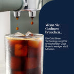 De'Longhi Dedica Duo - Perfetto Kompakte Siebträgermaschine Espressomaschine mit Soft-Touch-Icons, manuellem Milchaufschäumer für Espresso, Cappuccino und Cold Brew, 15cm breit, Metall (EC890.M)