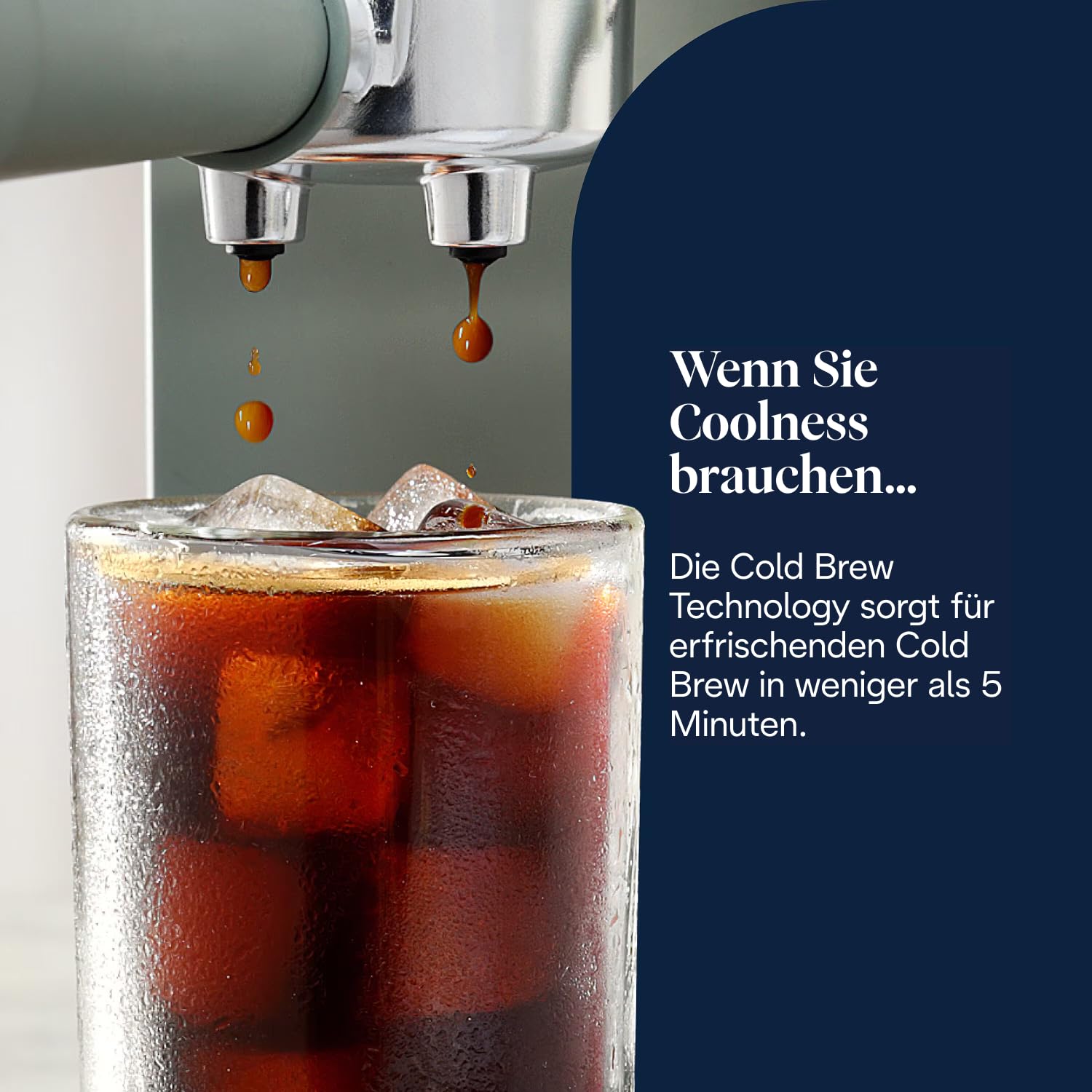 De'Longhi Dedica Duo - Perfetto Kompakte Siebträgermaschine Espressomaschine mit Soft-Touch-Icons, manuellem Milchaufschäumer für Espresso, Cappuccino und Cold Brew, 15cm breit, Metall (EC890.M)