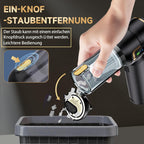 Handstaubsauger Akku, Autostaubsauger Kabellos 27000Pa Mini Staubsauger, Aufladbar Tragbar Leicht Auto Staubsaug Stark, 220000 U/min Elektrische Staubgebläse für den Auto,Küche,PC, Sofa, Büro