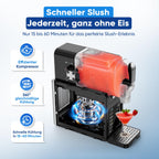Slush Maschine – 2,5 L Eismaschine & Slushie Maschine für Zuhause, mit LED-Display, 6 voreingestellten Programmen für Eiscreme, Frappés, Milchshakes, automatischer Reinigung