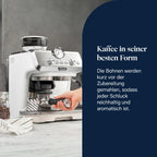 De'Longhi Siebträgermaschine La Specialista Arte EC9155.MB, Espressomaschine mit Mahlwerk, 8 Mahlgrade, 15 Bar, 3 Temperaturen, Milchschaumdüse, 1550W, 1,7L Tank, Edelstahl/Schwarz inkl. Barista-Kit