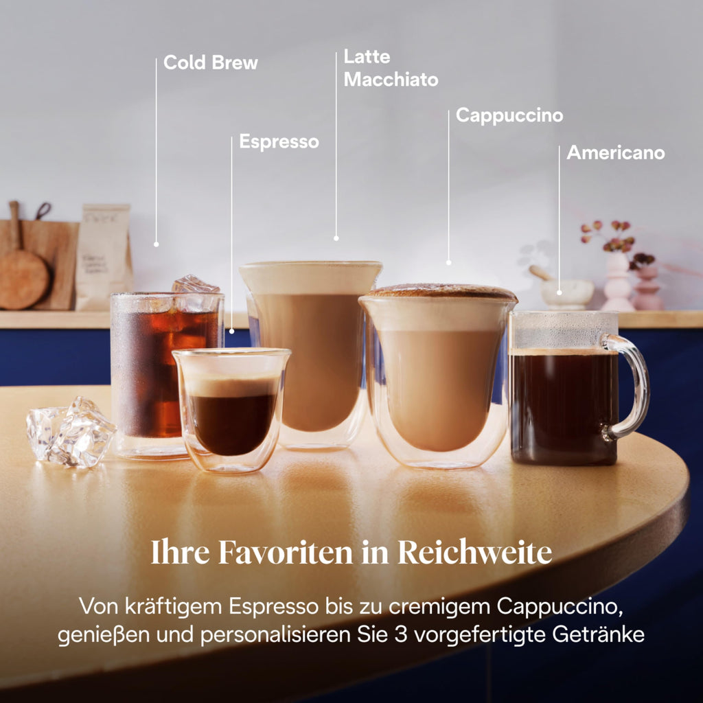 De'Longhi Siebträgermaschine La Specialista Arte EC9155.MB, Espressomaschine mit Mahlwerk, 8 Mahlgrade, 15 Bar, 3 Temperaturen, Milchschaumdüse, 1550W, 1,7L Tank, Edelstahl/Schwarz inkl. Barista-Kit