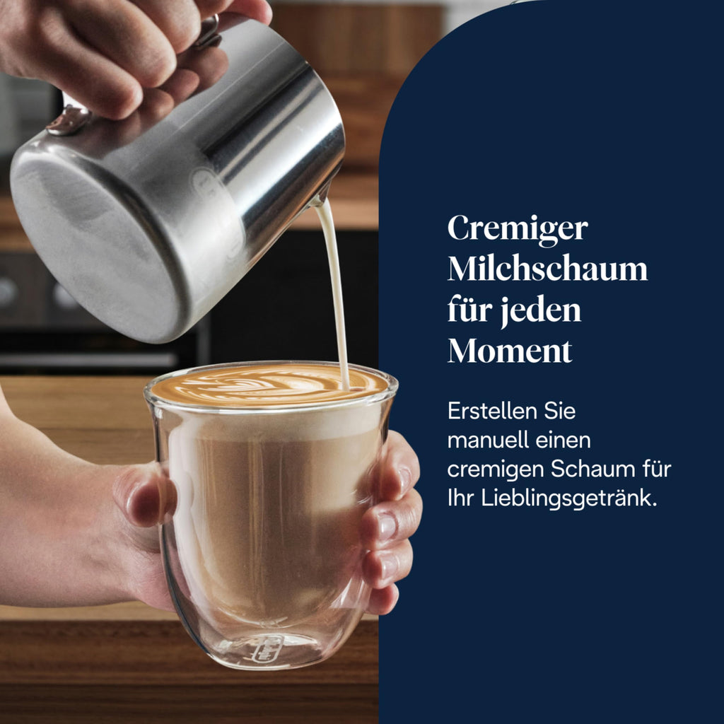De'Longhi Siebträgermaschine La Specialista Arte EC9155.MB, Espressomaschine mit Mahlwerk, 8 Mahlgrade, 15 Bar, 3 Temperaturen, Milchschaumdüse, 1550W, 1,7L Tank, Edelstahl/Schwarz inkl. Barista-Kit