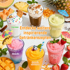 Slush Maschine – 2,5 L Eismaschine & Slushie Maschine für Zuhause, mit LED-Display, 6 voreingestellten Programmen für Eiscreme, Frappés, Milchshakes, automatischer Reinigung